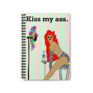 Open image in slideshow, Kiss my Ass Spiral notebook
