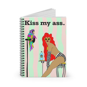 Kiss my Ass Spiral notebook