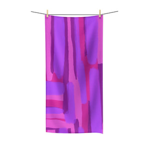 Pink Abstract Towel - ARTBYOPAL